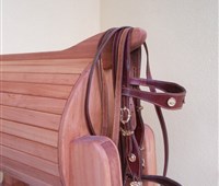 Sattelhalter aufwendig:   Ein edler Sattelhalter in Pferdeform!   Die stilvolle und außergewöhnliche
